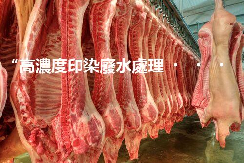 “高濃度印染廢水處理，綠色創(chuàng)新，凈享環(huán)保新篇章”